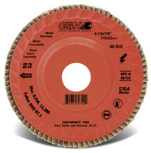 CGW Abrasives 39742 - Plastic Backing Flap Discs