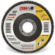 CGW Abrasives 42026 - Z3 Corner Flap Discs