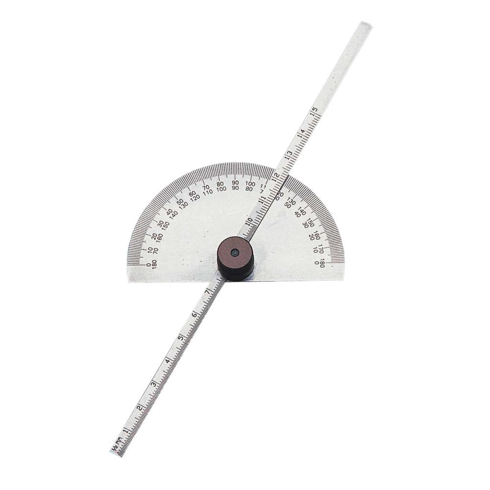 6&#34; Depth Gauge With Round Protractor