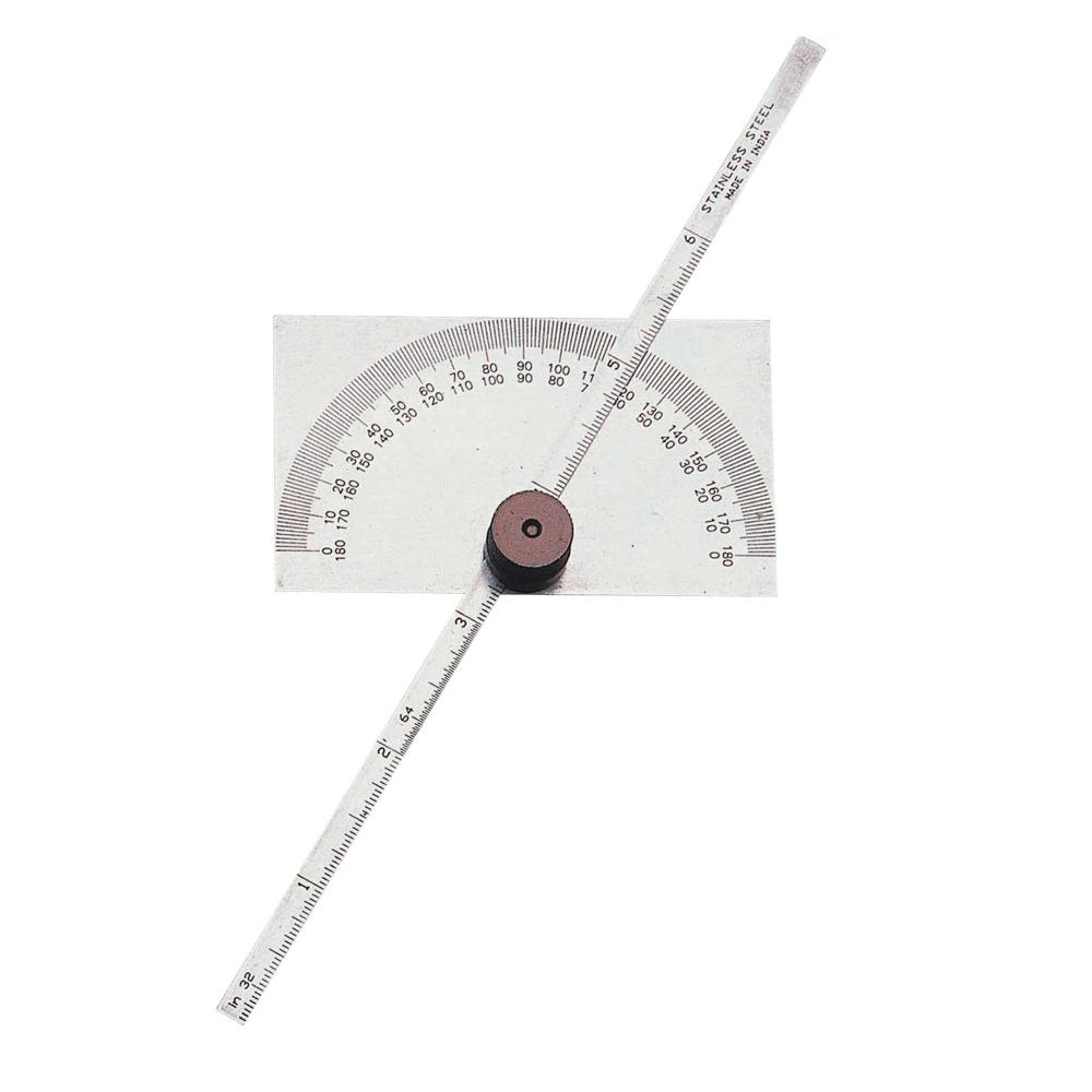 6&#34; Depth Gauge With Rectangular Protractor