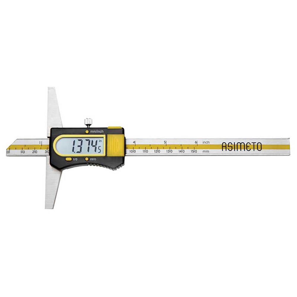 0-200mm/8&#34;, 0.01mm/0.0005&#34; Absolute Digital Depth Caliper