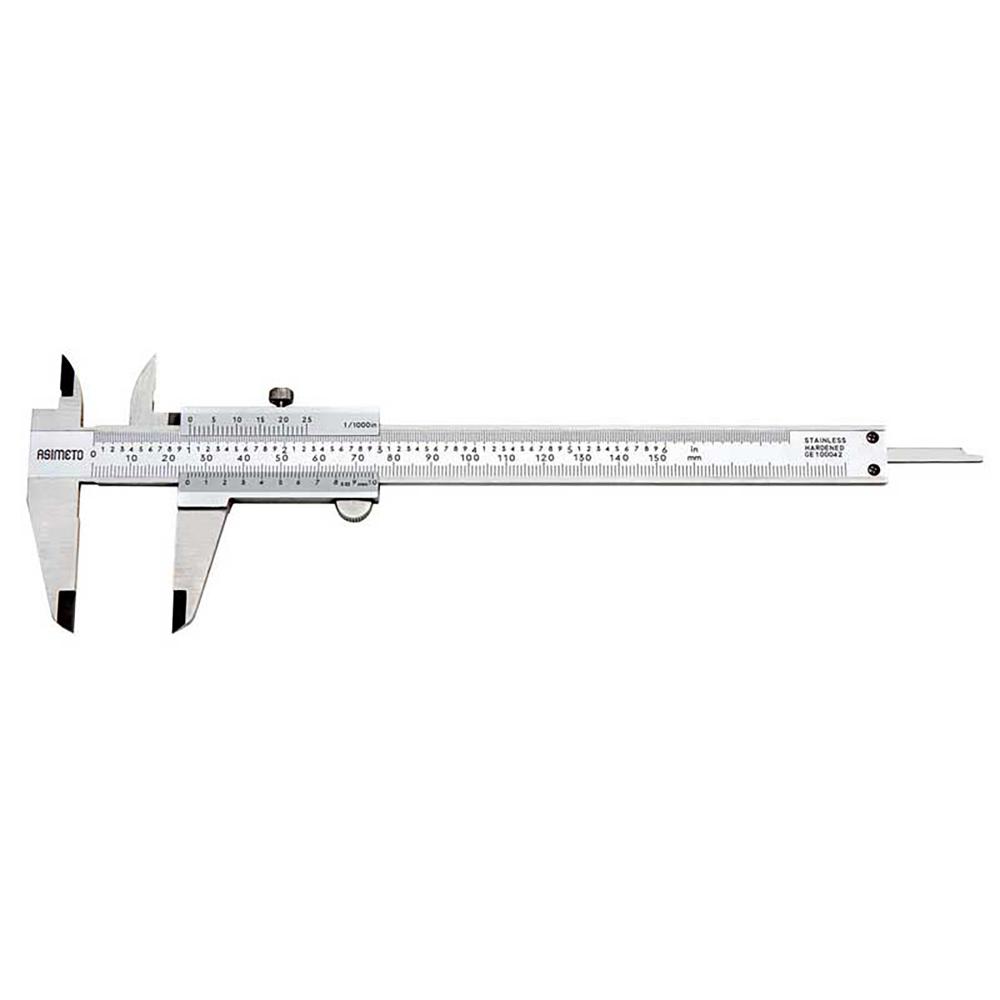 6&#34;/150mm x 0.001&#34;/0.02mm Asimeto Vernier Caliper