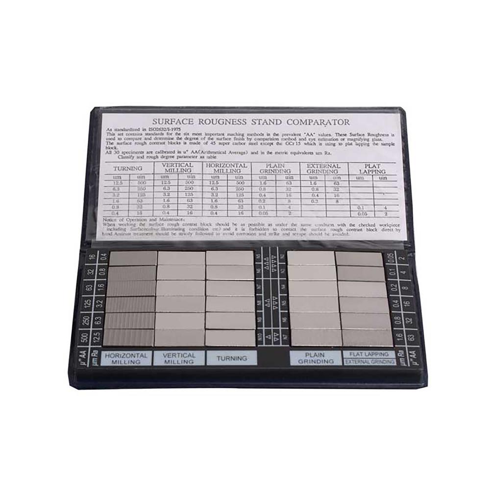 30 Specimen Asimeto Surface Roughness Standards Set