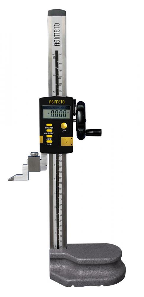 0-18&#34; With Hand Wheel Asimeto Single Beam Digital Height Gauge