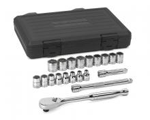 Apex 80590 - SET SKT MET 3/8DR 12PT 20PC