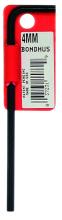 Bondhus 15960 - 4.0mm Hex L-wrench - Long - Tagged & Barcoded