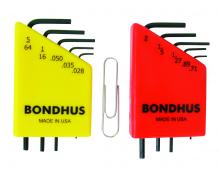 Bondhus 20393 - SET 10 HEX L-WR IN/MM 2PK