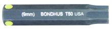 Bondhus 32050 - T50 ProHold TorxÂ® Bit 2" 9mm stock size