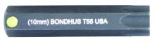 Bondhus 32055 - T55 ProHold TorxÂ® Bit 2" 10mm stock size