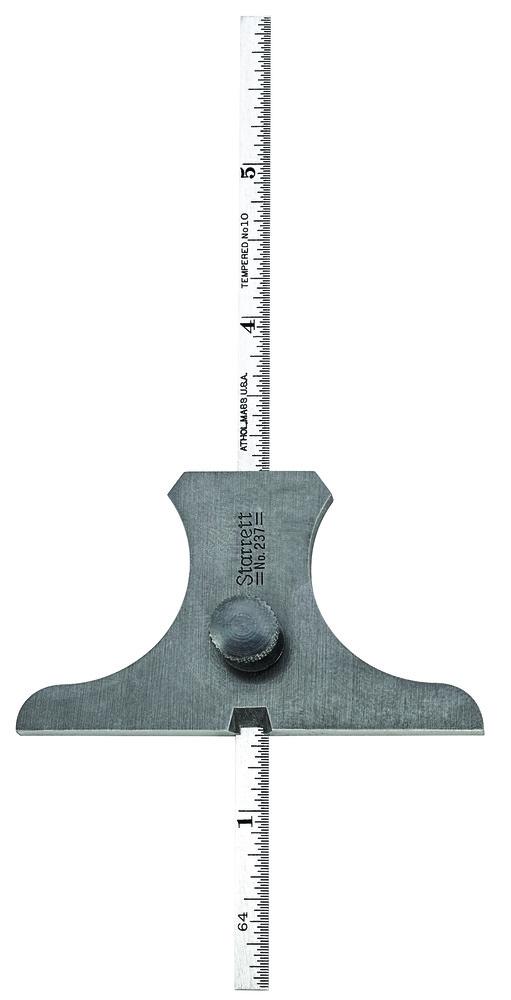 RULE DEPTH GAGE, 0-6&#34;, 32nds/ 64ths