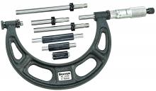 LS Starrett 224MAARLZ - INTERCHANGEABLE ANVIL MICROMETER 0-100mm