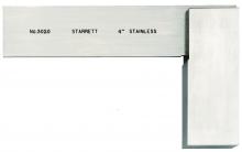 LS Starrett 3020-4 - SQUARE, STAINLESS, 4" BLADE