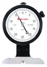 LS Starrett 643JZ - DIAL DEPTH GAGE, .125" RANGE, .0005" GRAD