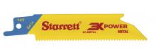 LS Starrett B414-5 - 3X POWER - METAL, Bi-Metal, Reciprocating Blades, 4" x 14 Tpi, Straight Shape, 5 Pack