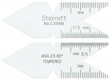 LS Starrett C398M - CENTER GAGE, METRIC