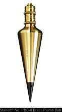 LS Starrett PBB-8 - PLUMB BOB, SOLID BRASS, 8oz.