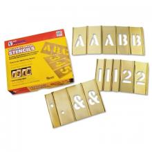 C.H. Hanson 10151 - C.H. Hanson Brass Stencil Letter & Number Sets