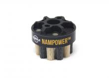 Brush Research Manufacturing ADD501880 - NAMPOWER ADD501880 Abrasive Disc Brush, Dot Style, 50mm Diameter, 18mm Trim, 80 Grit