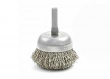 Brush Research Manufacturing BNH1606 - BRM BNH1606 Small Diameter Cup Brush, 1.750" Dia., .006CS, .750" Trim Length, .250" Shan