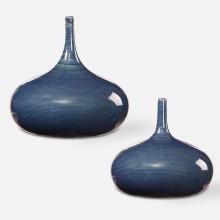 Uttermost 18988 - Zayan Blue Vases, S/2